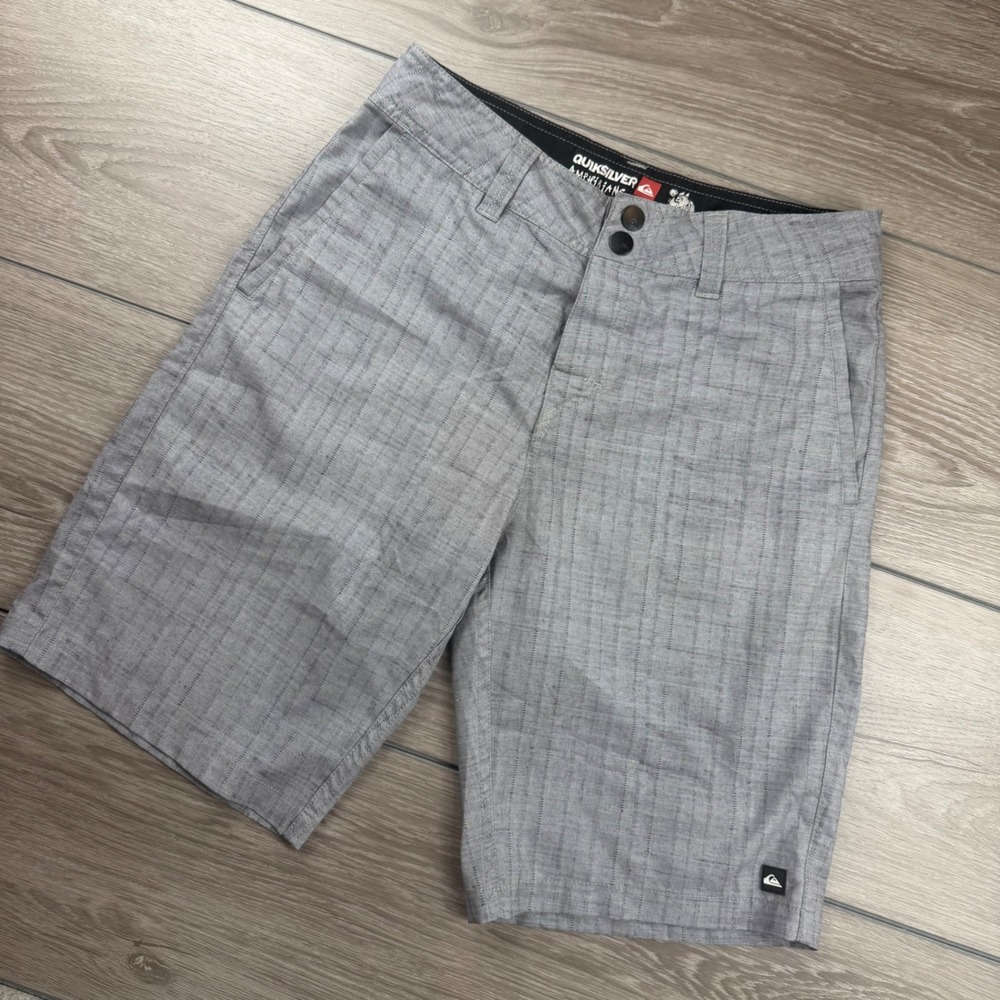 Quiksilver Mens Shorts Amphibians Hybrid Boardshorts Gray 28